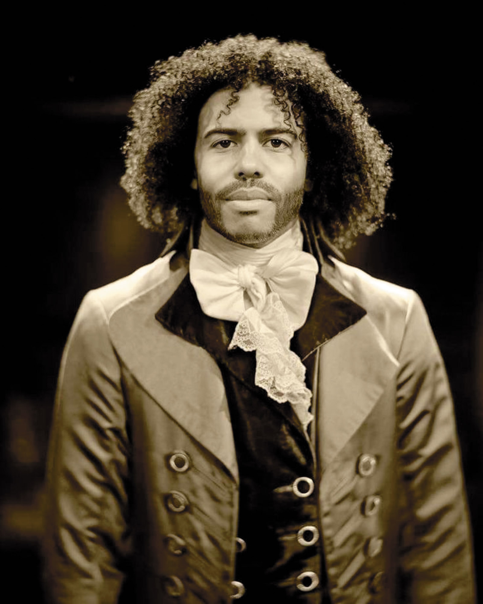 Daveed Diggs, who debuted the role of Thomas Jefferson in the Broadway show Hamilton; photograph by Josh Lehrer