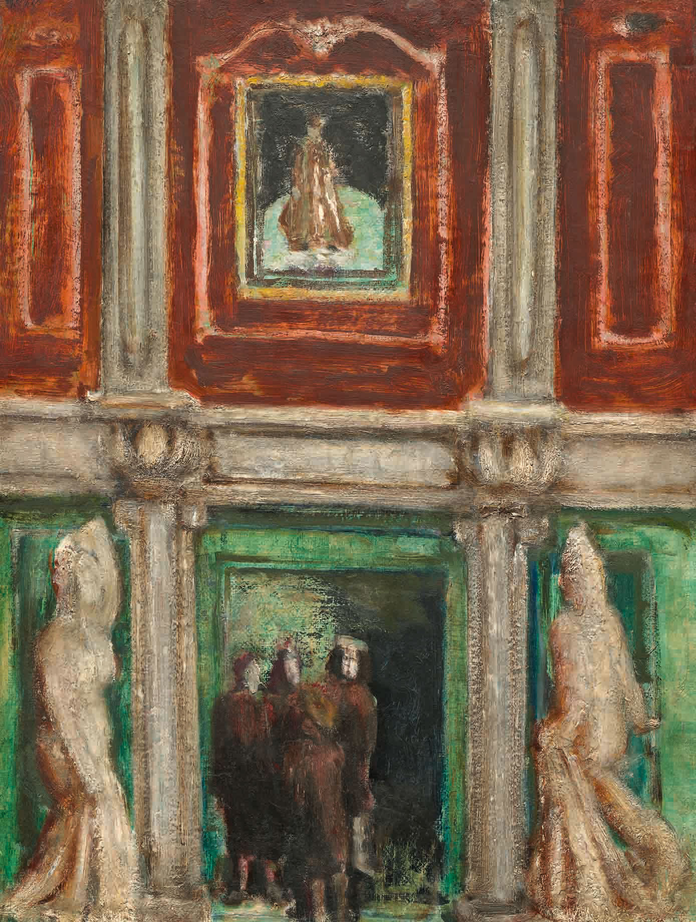 Mark Rothko: Interior, 1936; click image to enlarge 