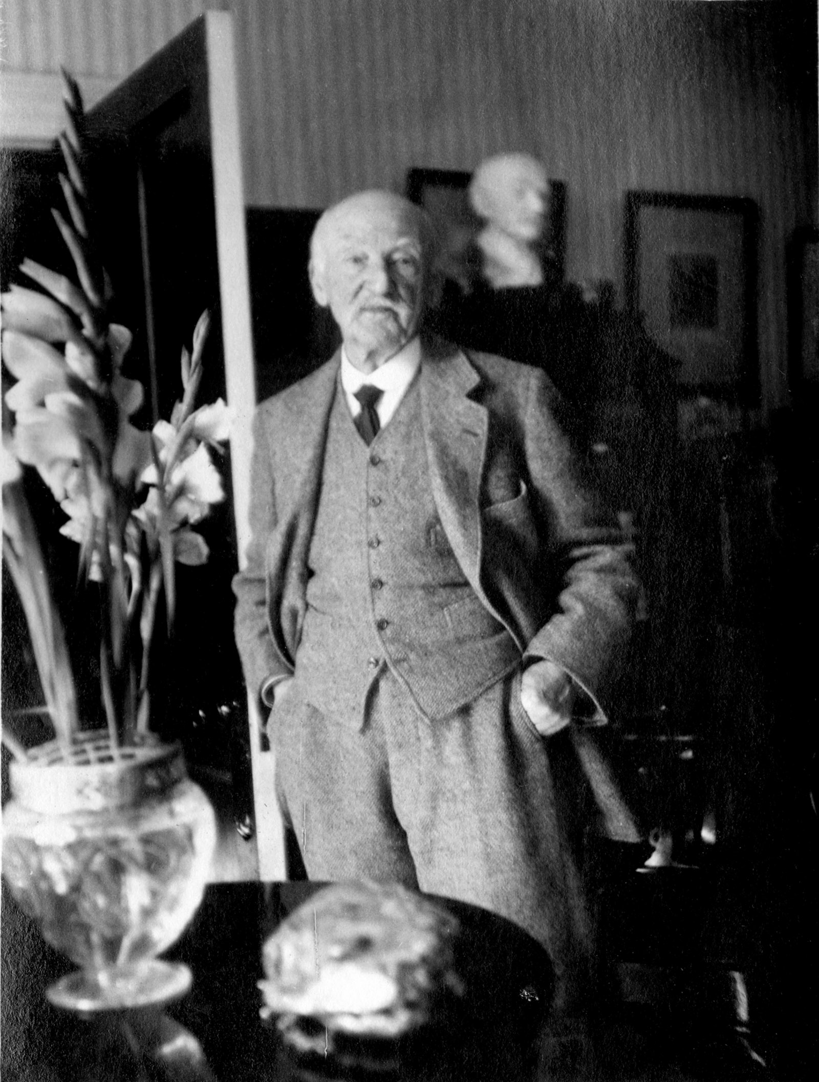 Thomas Hardy, late 1924; photograph by Ottoline Morrell