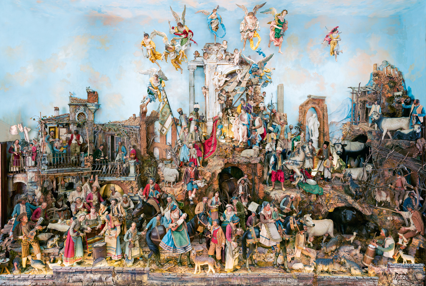 The Chicago Art Institute's Neapolitan crèche ensemble, as currently installed, Chicago, 2016; 