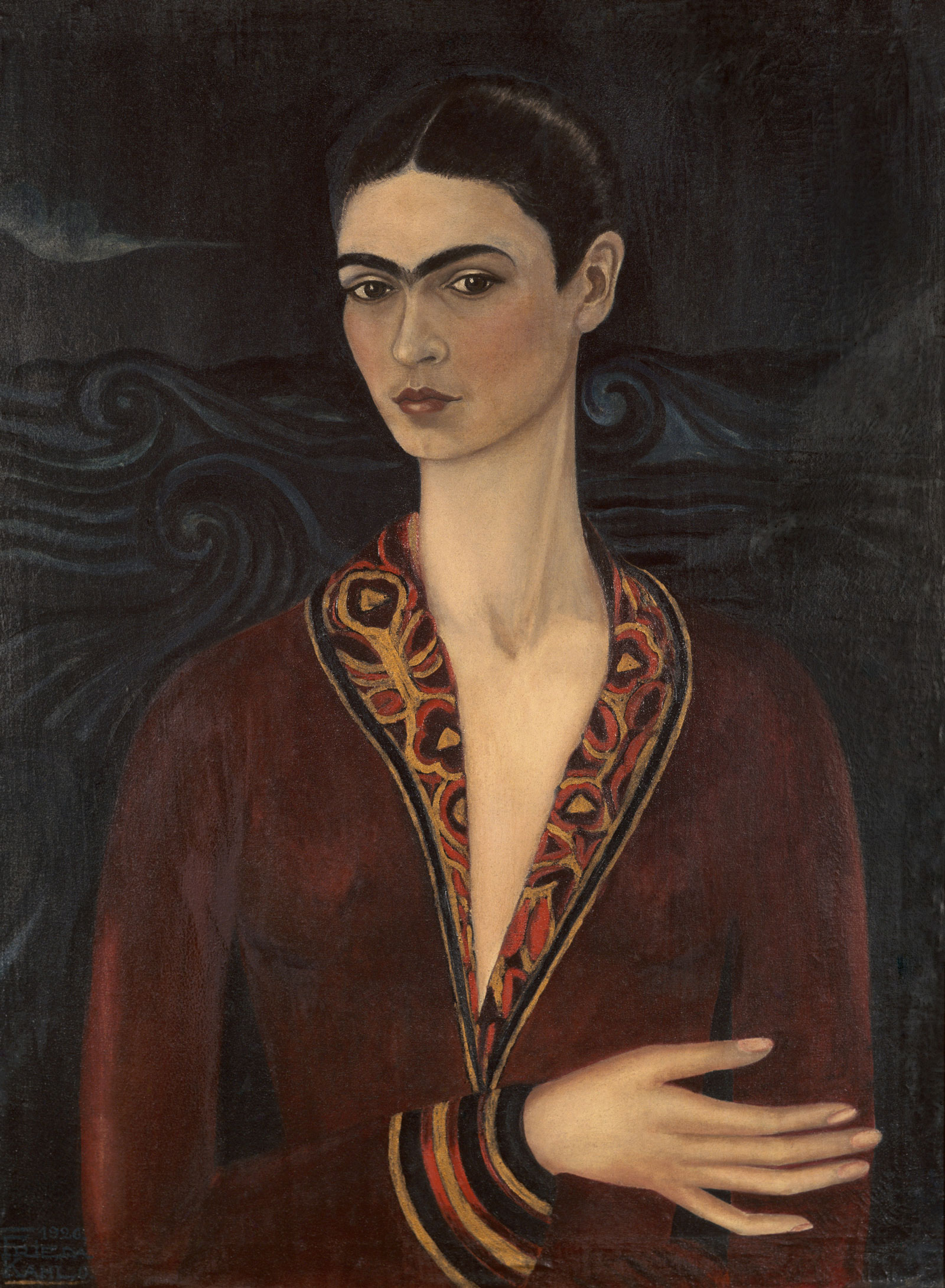 Frida Kahlo: Self-Portrait in Velvet, 1926
