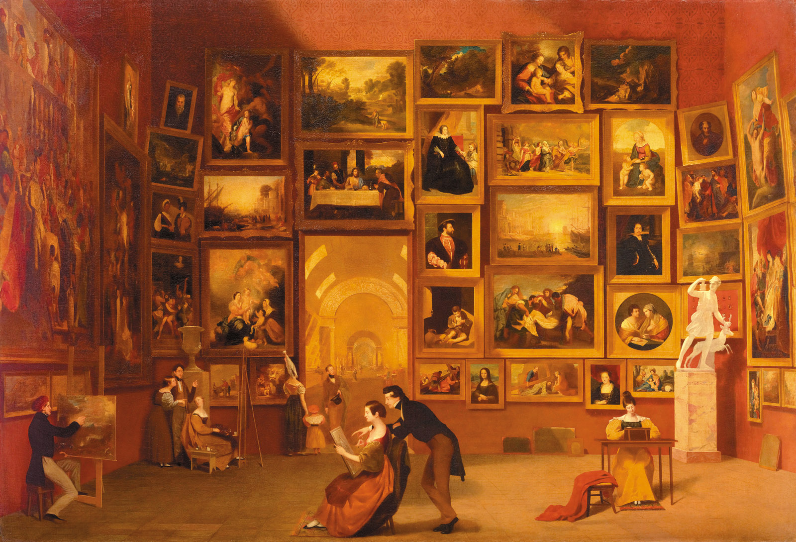 Samuel F.B. Morse: Gallery of the Louvre, 1831–1833