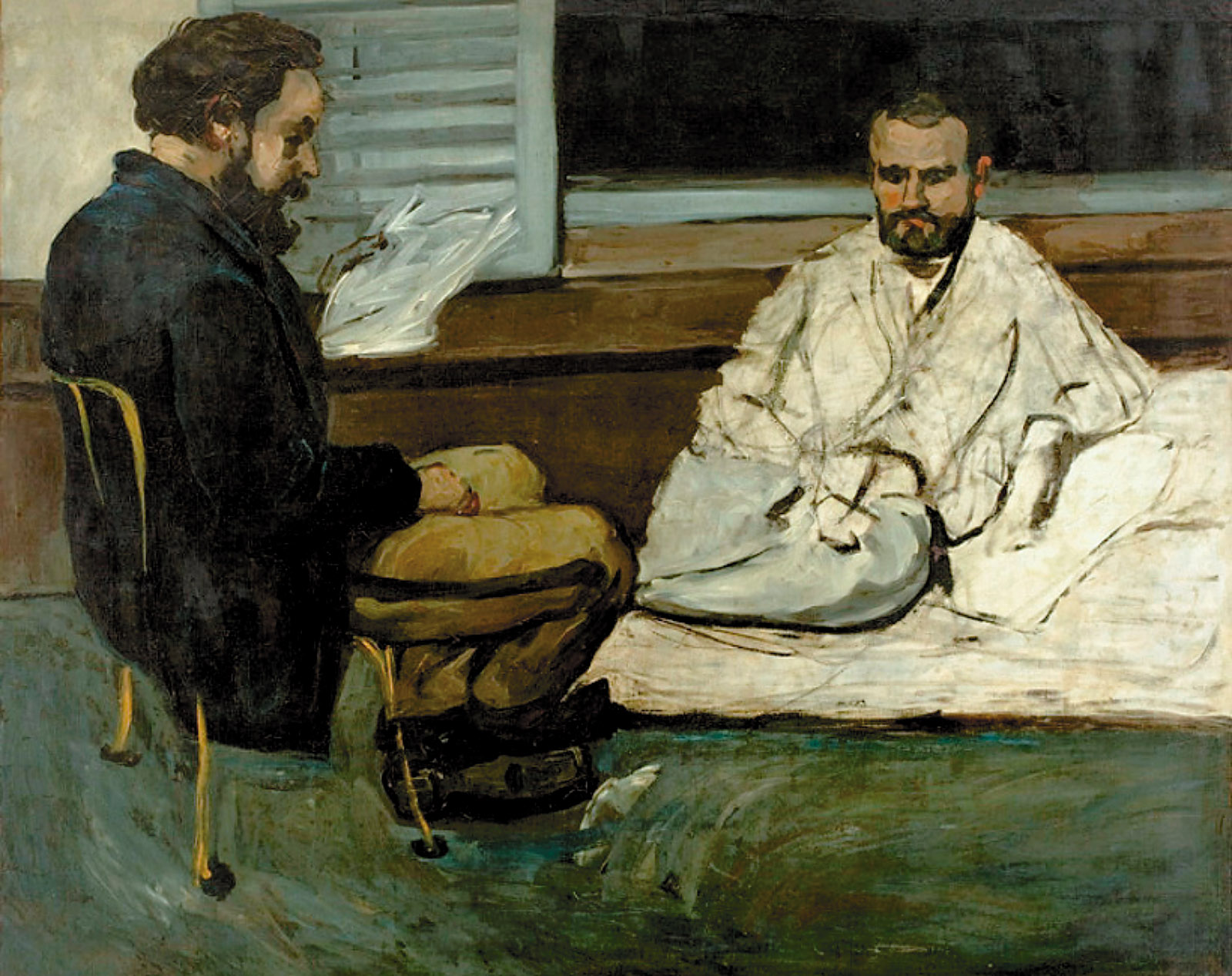 Paul Cézanne: Paul Alexis Reading to Émile Zola, 1869–1870