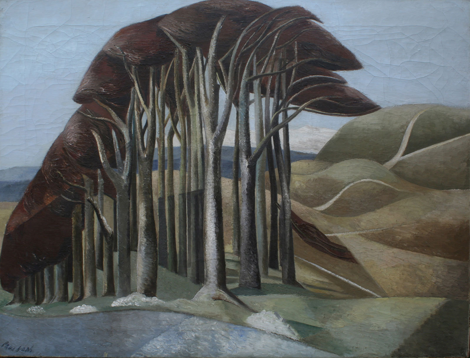 Paul Nash: Wood on the Downs, 1930
