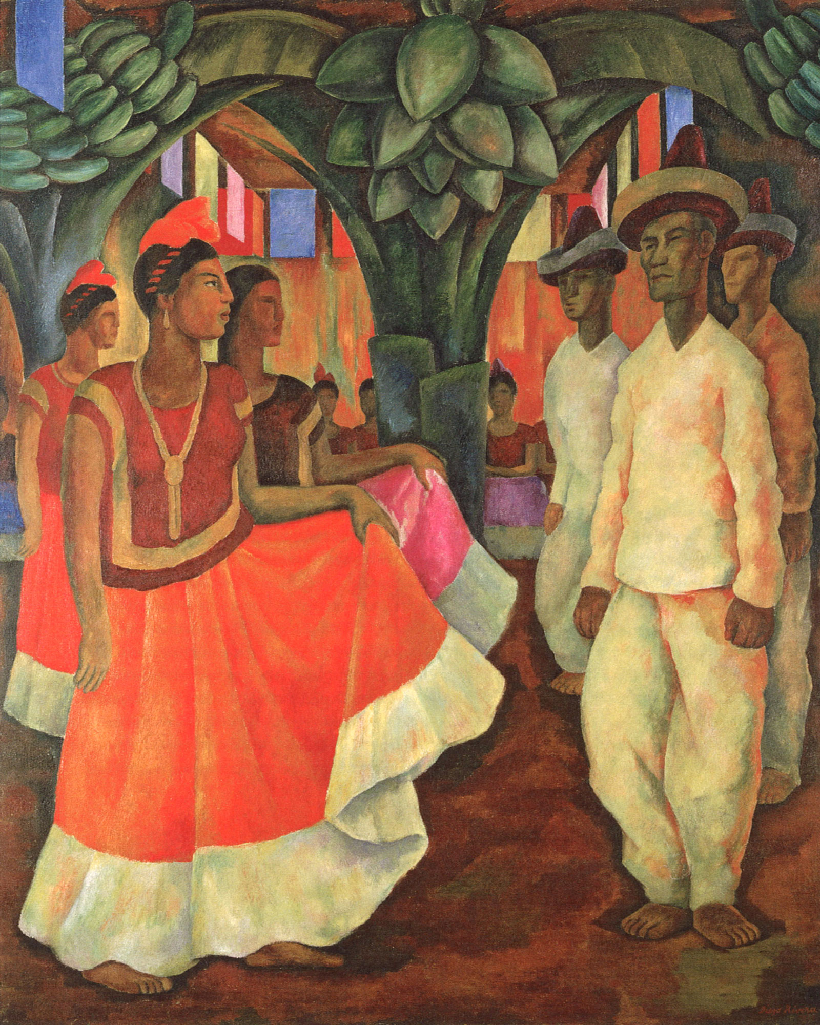 Diego Rivera: Dance in Tehuantepec, 1928 