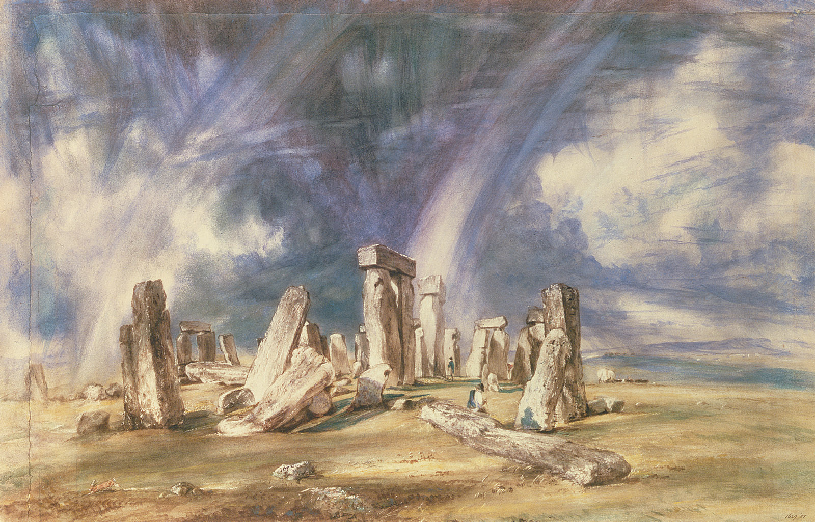 John Constable: Stonehenge, 1835