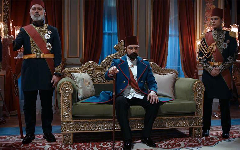A scene from <em>Payitaht Abdülhamid</em>, a new Turkish television series about Sultan Abdülhamid II, 2017
