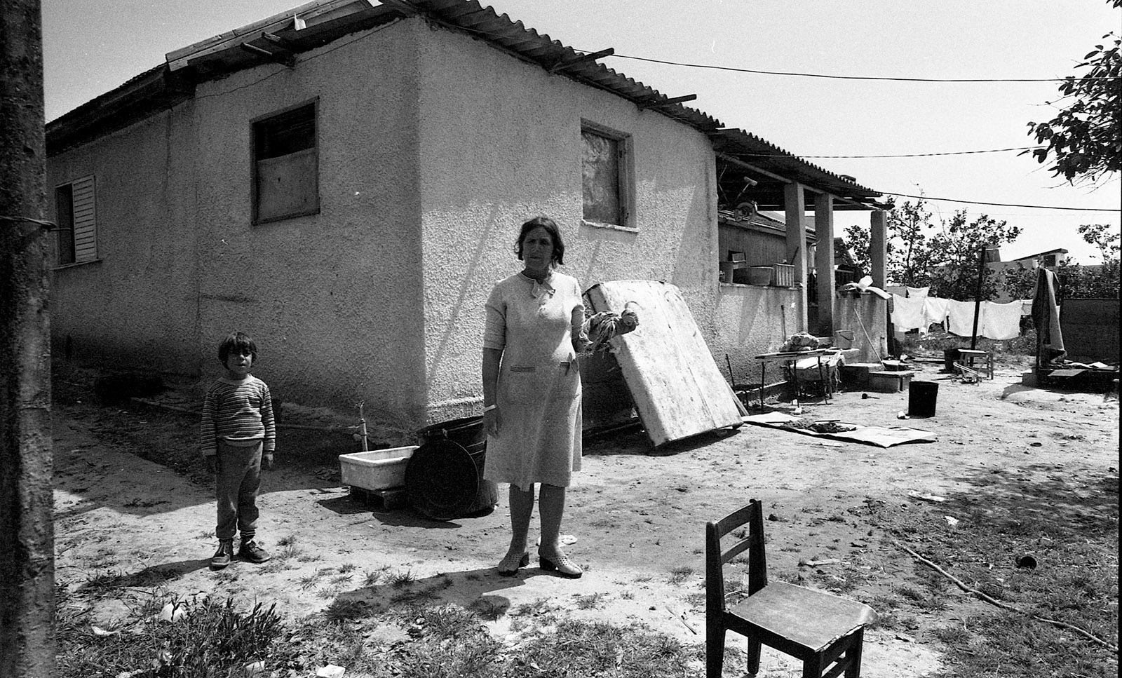 Residents of Ganei Tikvah, near Tel Aviv, Israel, 1982