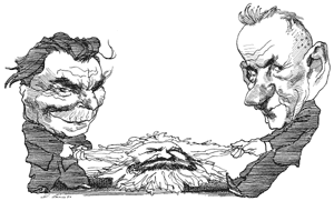 Leonid Brezhnev and Alexey Kosygin