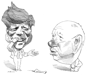 Robert Kennedy and Nikita Khruschev