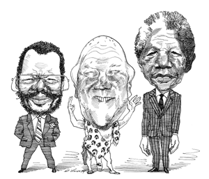 Mbekis, de Klerk and Mandela