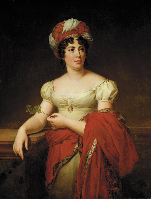 Madame de Staël; portrait by Anne-Louis Girodet de Roucy-Trioson
