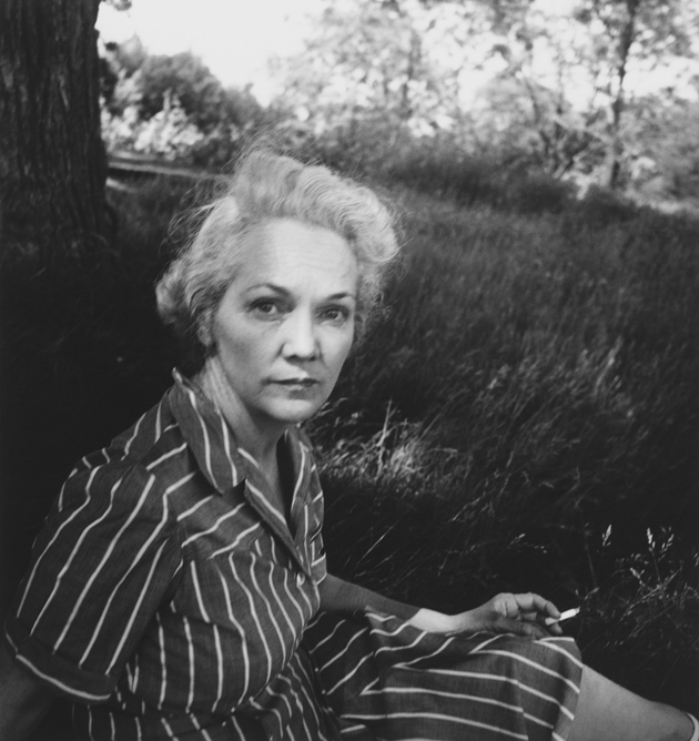 Katherine Anne Porter at Yaddo, Saratoga Springs, New York, 1940; photograph by Eudora Welty
