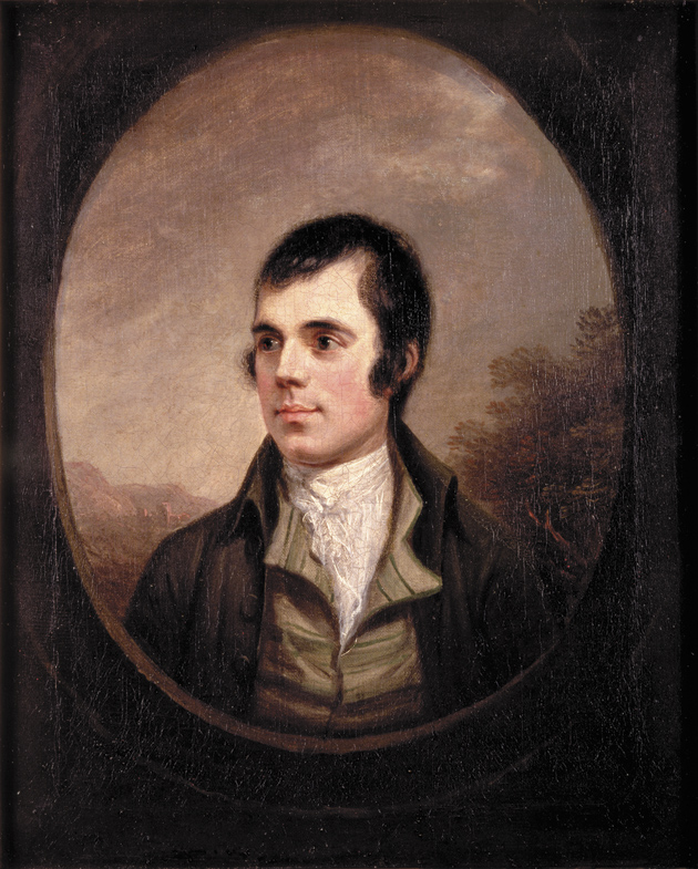 Robert Burns, 1787; portrait by Alexander Nasmyth
