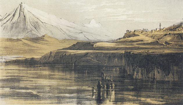 Edward Lear: Tepeleni, Albania, circa 1848–1849; from Edward Lear in Albania
