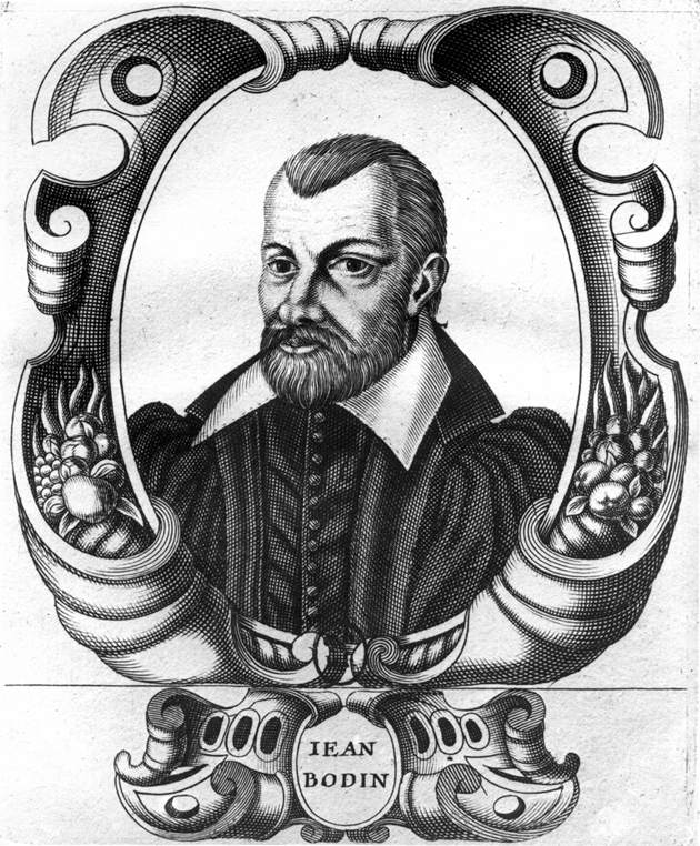 The sixteenth-century historian Jean Bodin
