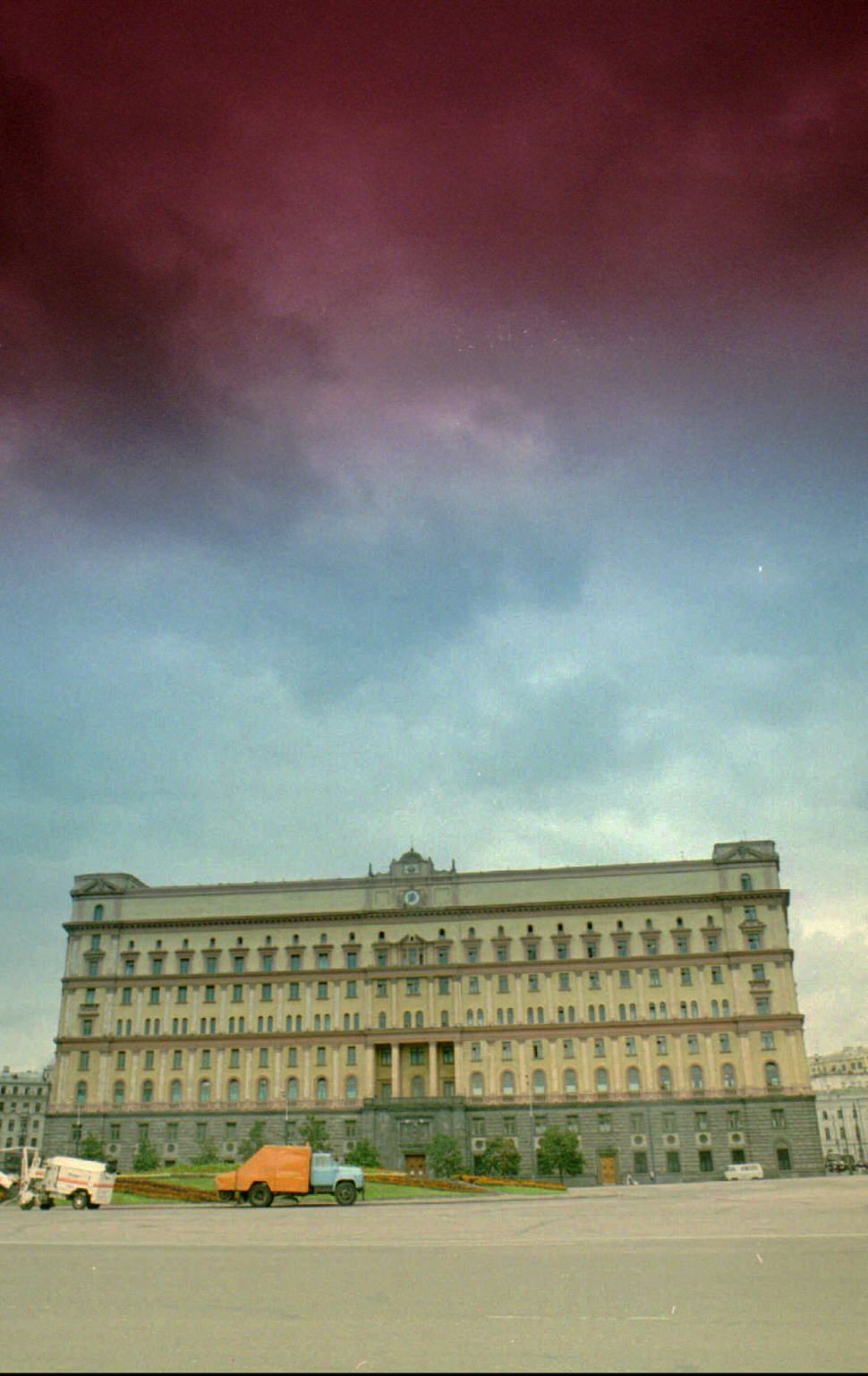 Headquarters of the former KGB at Lubyanka Square in downtown Moscow, August 14, 1995
