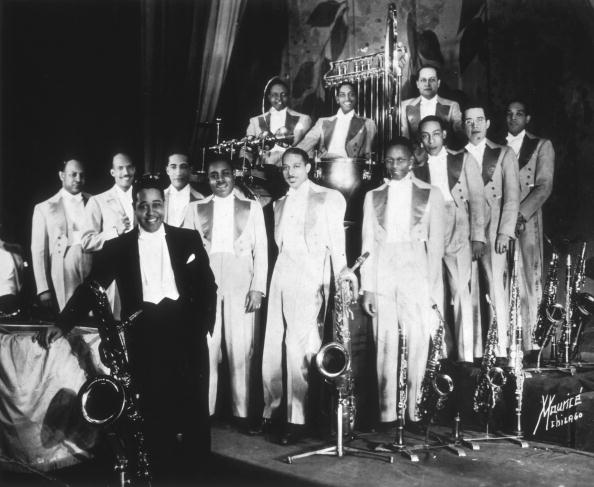 Duke Ellington and his band at the Oriental Theatre, Chicago, 1934