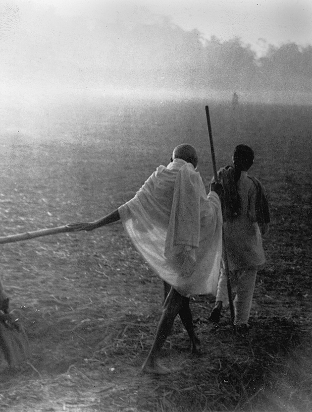 Mahatma Gandhi in Noakhali, East Bengal, 1946
