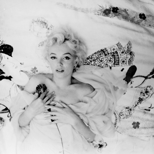 Marilyn Monroe in her favorite photograph of herself, taken by Cecil Beaton at the Ambassador Hotel, New York City, 1956