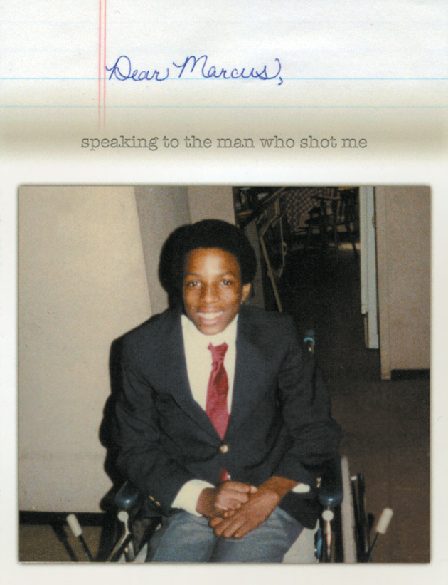 From the cover of Jerry McGill’s self-published memoir, Dear Marcus: Speaking to the Man Who Shot Me
