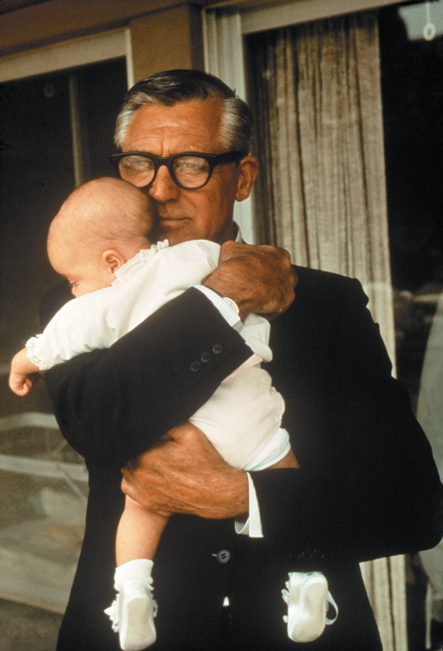 Cary Grant with his daughter Jennifer, 1966

