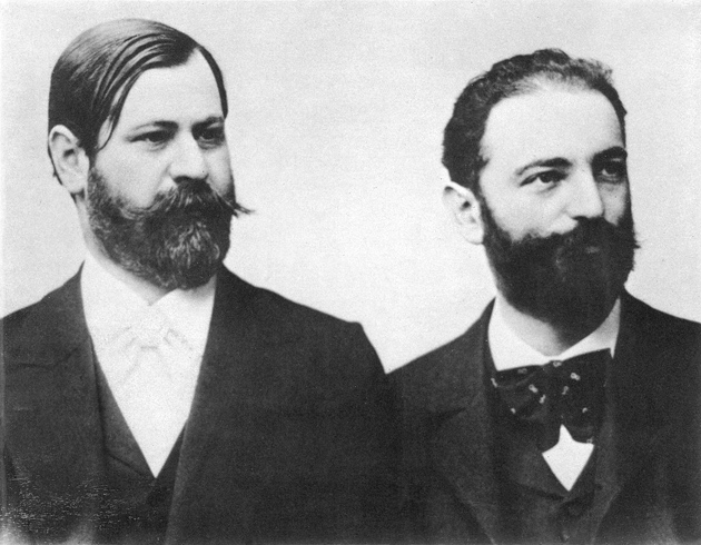 Sigmund Freud and Wilhelm Fliess, early 1890s
