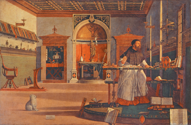 Vittore Carpaccio: Saint Augustine in His Study, circa 1502
