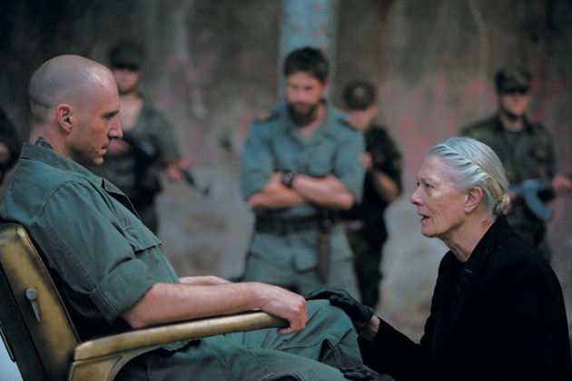 Ralph Fiennes as Caius Martius Coriolanus and Vanessa Redgrave as his mother, Volumnia, in Coriolanus
