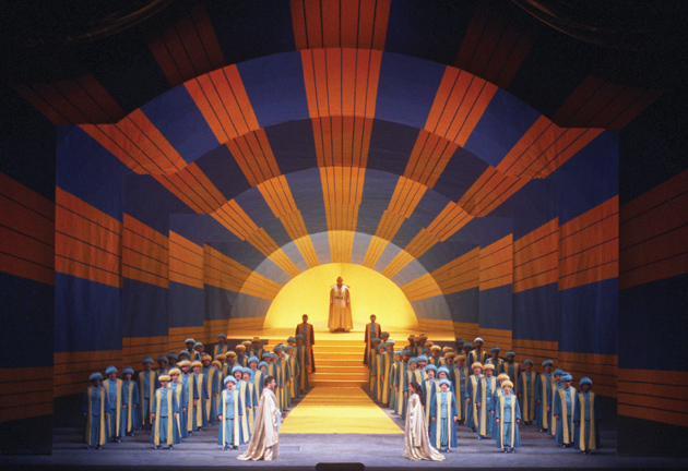The Metropolitan Opera’s 1991 production of The Magic Flute, with sets by David Hockney