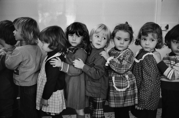 French children at an école maternelle, or free public nursery school, Neuilly-sur-Seine
