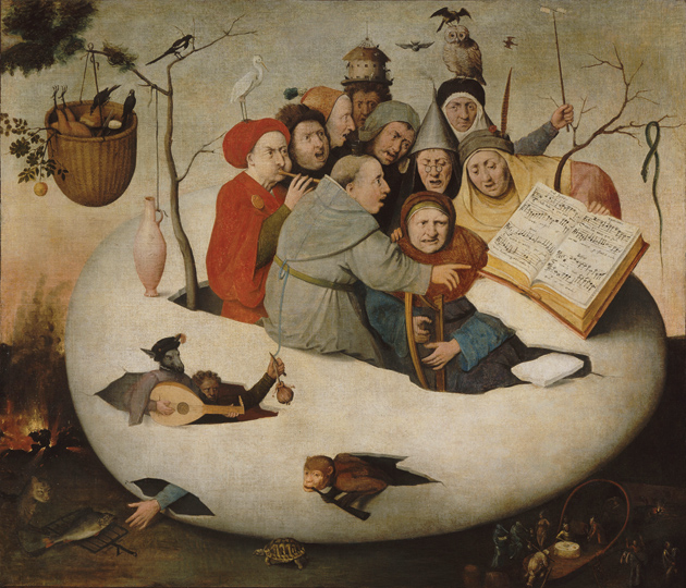 ‘The Concert in an Egg’; painting after Hieronymus Bosch, circa 1561
