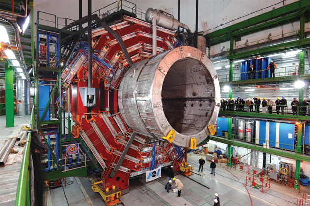 Part of CERN’s Large Hadron Collider under construction, Cessy, France, 2007
