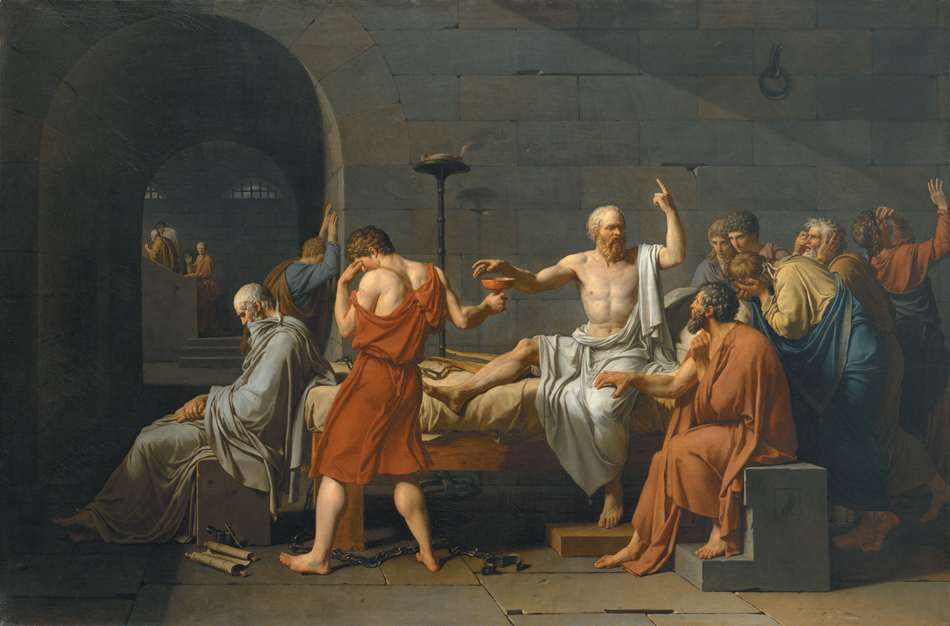 Jacques-Louis David: The Death of Socrates, 1787
