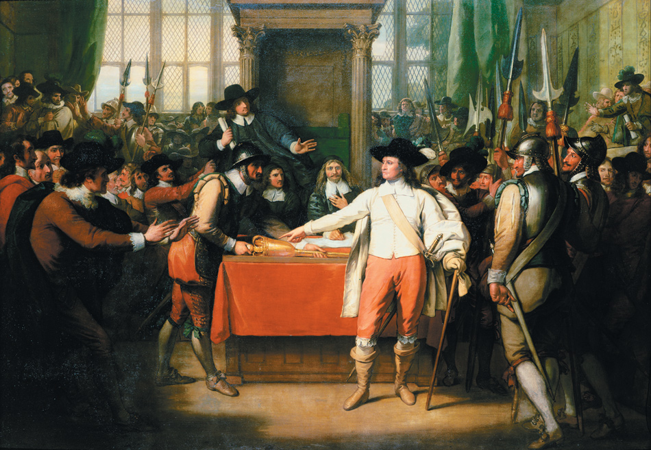 Benjamin West: Cromwell Dissolving the Long Parliament, 1782
