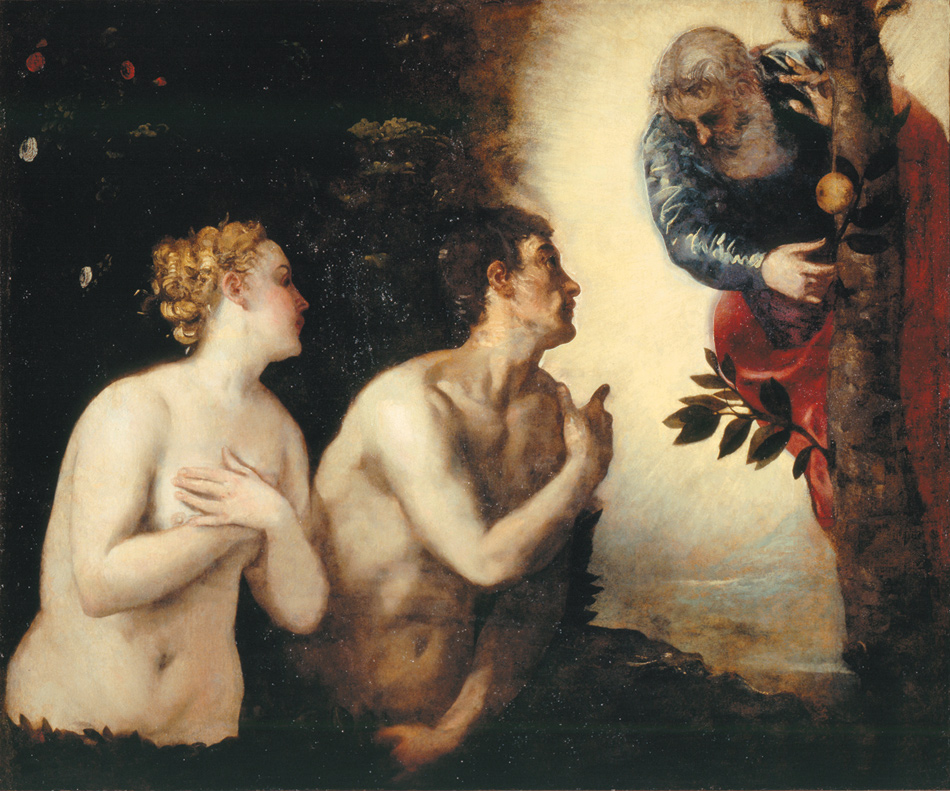 Tintoretto: Temptation of Adam and Eve, sixteenth century
