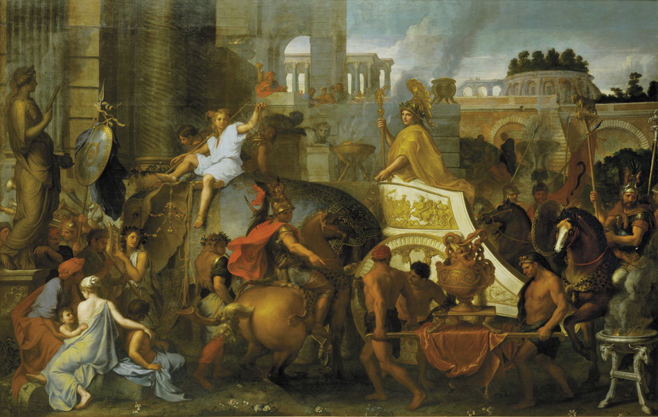 Charles Le Brun: Alexander the Great Entering Babylon, 1665
