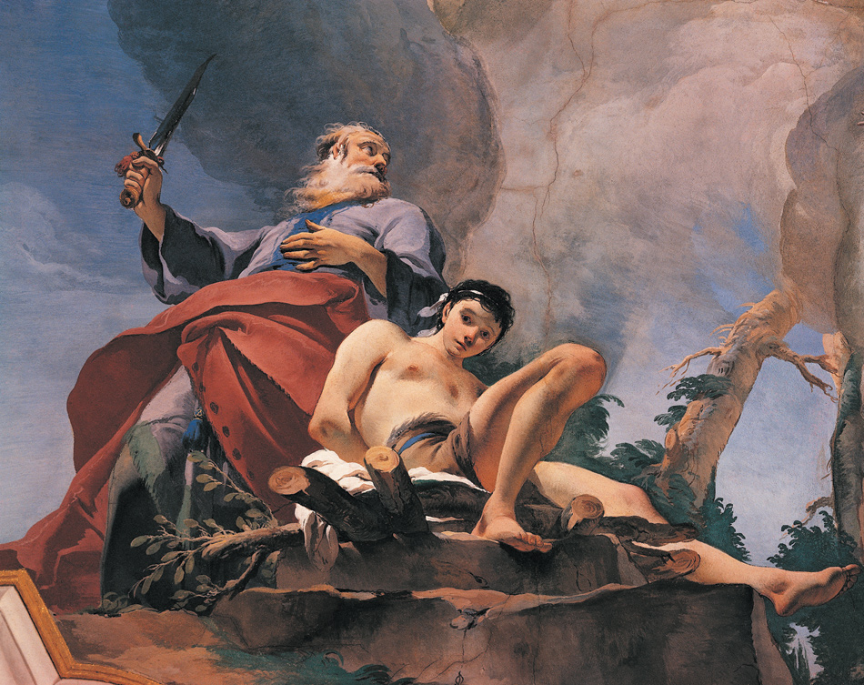 Giovanni Battista Tiepolo: The Sacrifice of Isaac (detail), 1726–1739
