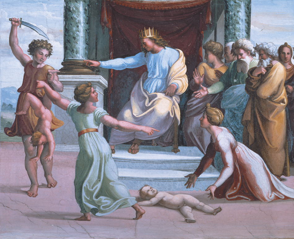 Raphael: The Judgment of Solomon, circa 1518–1519
