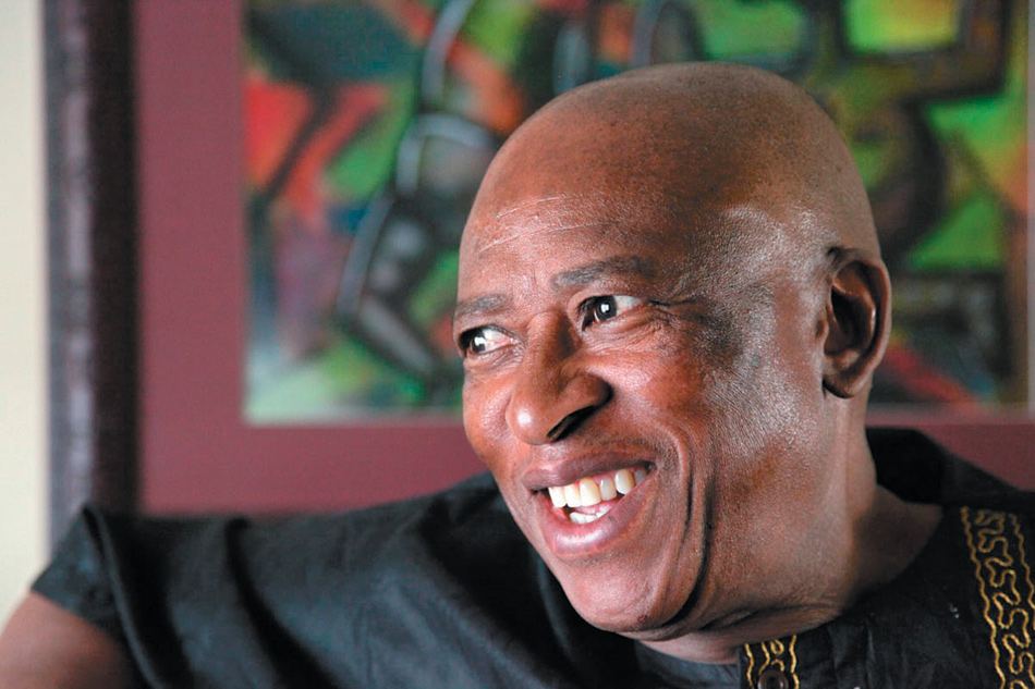 Zakes Mda at his house in Athens, Ohio, 2010
