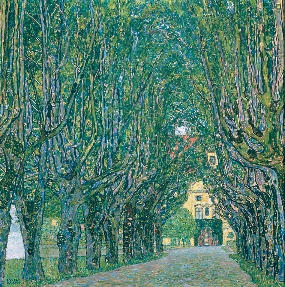 Painting by Gustav Klimt, 1912; from Gustav Klimt: The Complete Paintings, which collects his portraits, landscapes, drawings, and letters, along with newly commissioned photographs of his mosaics for the Palais Stoclet in Brussels. It is edited by Tobias G. Natter and has just been published by Taschen.