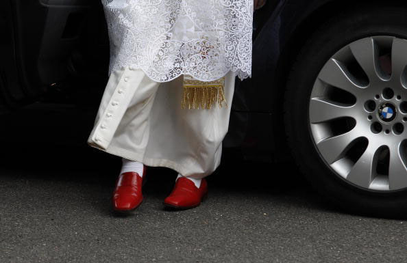 The Pope's Red Shoes