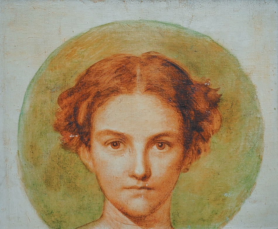 Janet Ross painted by G.F. Watts when she was sixteen years old
