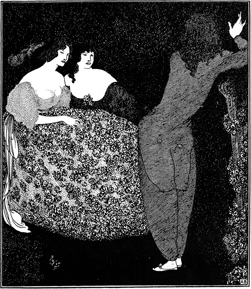 ‘A Repetition of Tristan und Isolde’; drawing by Aubrey Beardsley
