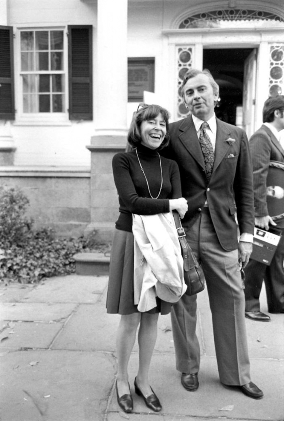 Gore Vidal with The New York Review’s founding co-editor Barbara Epstein, 1974