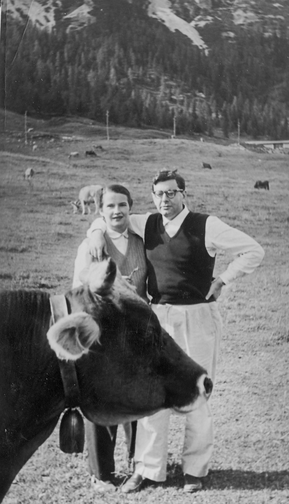Alexander Stille’s parents, Elizabeth and Misha, in Europe, 1950s