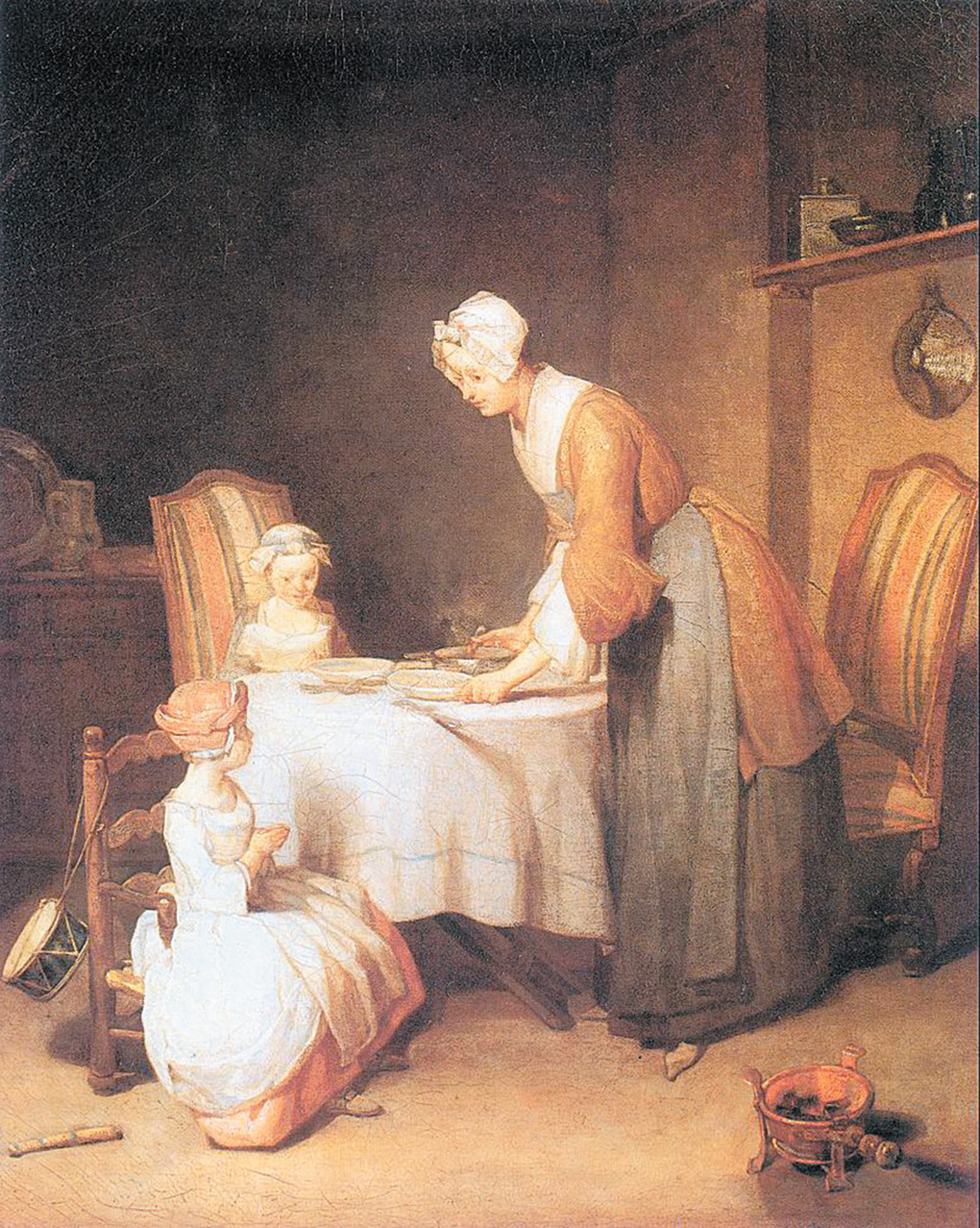 Jean-Baptiste Simeon Chardin: Saying Grace, 1740