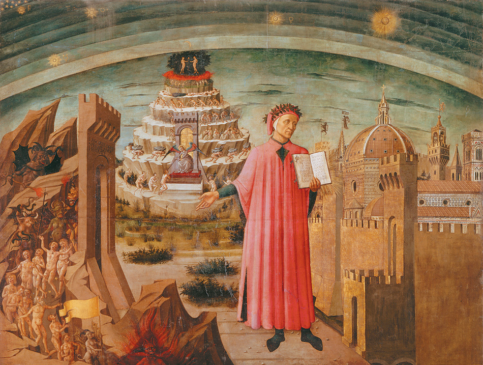 Domenico di Michelino: Dante Reading from the ‘Divine Comedy,’ 1465