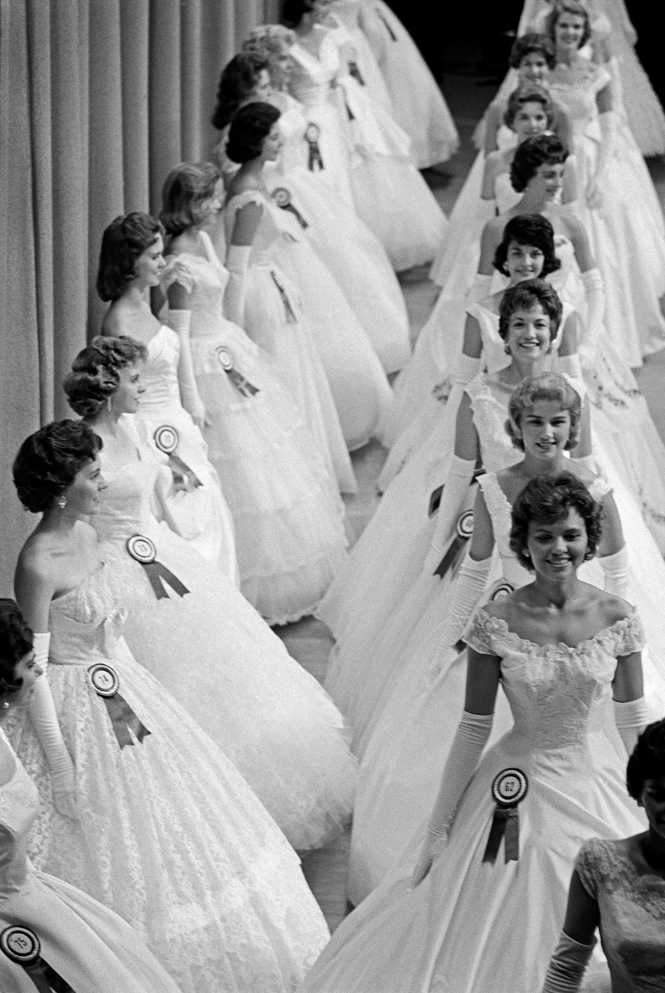 The Miss North Carolina beauty pageant, 1961; photograph by Burt Glinn