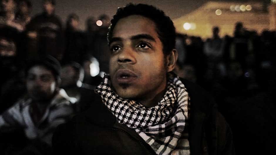 Ahmed Hassan in Jehane Noujaim’s documentary The Square